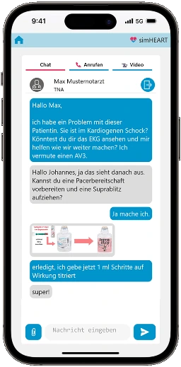 Telemedizin Chat