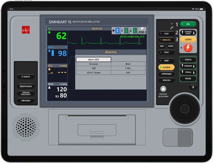LP15 Monitor Menü